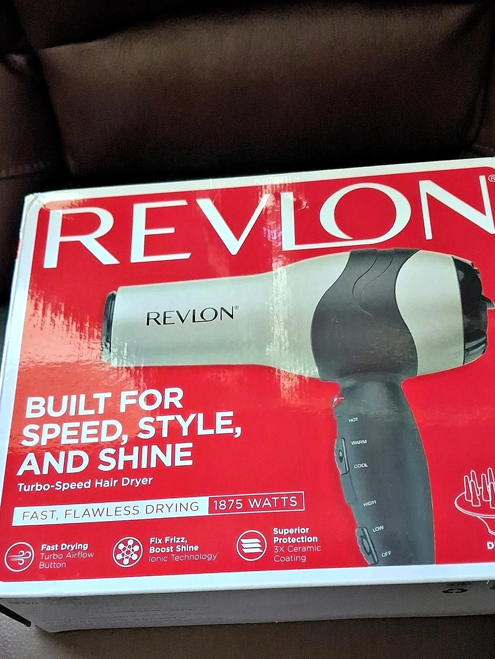 Revlon Turbo-Speed Hair Dryer 1875W Hair Dryer.     C